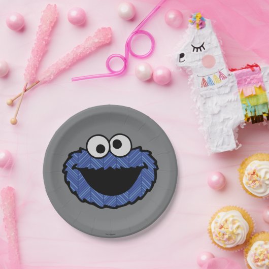 Cookie Monster | 80er-Rückschlag Pappteller (Party)