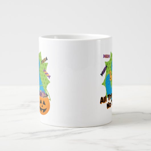 Cookie Monster | Alle Leckereien, keine Tricks! Jumbo-Tasse (Vorderseite)