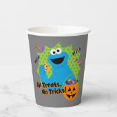 Cookie Monster | Alle Leckereien, keine Tricks! Pappbecher (Links)