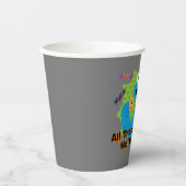 Cookie Monster | Alle Leckereien, keine Tricks! Pappbecher (Vorderseite)