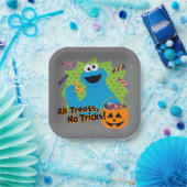 Cookie Monster | Alle Leckereien, keine Tricks! Pappteller (Party)
