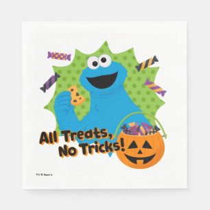 Cookie Monster   Alle Leckereien, keine Tricks! Serviette