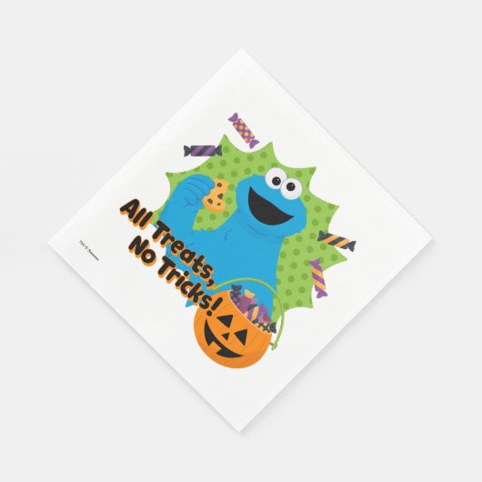 Cookie Monster | Alle Leckereien, keine Tricks! Serviette (Ecke)