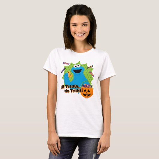 Cookie Monster | Alle Leckereien, keine Tricks! T-Shirt (Vorne ganz)