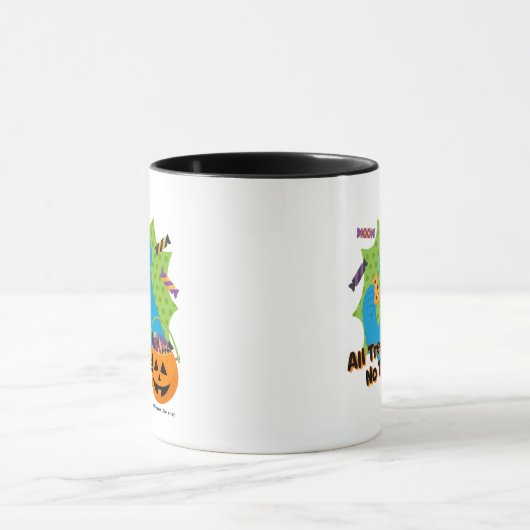 Cookie Monster | Alle Leckereien, keine Tricks! Tasse (Zentrum)