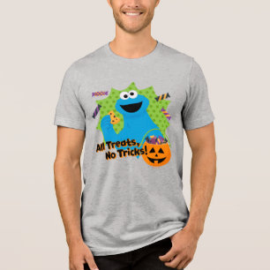 Cookie Monster Alle Leckereien, keine Tricks! Tri-Blend Shirt