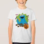 Cookie Monster | Alle Leckereien, keine Tricks! Tri-Blend Shirt (Vorderseite)