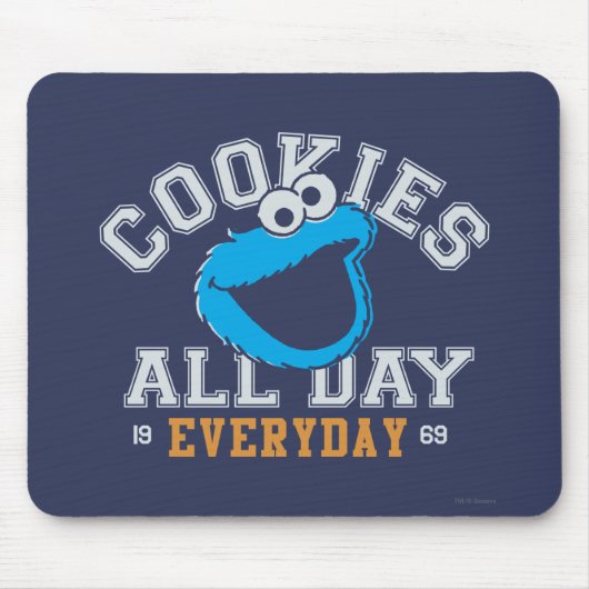 Cookie Monster Alltag Mousepad (Vorne)