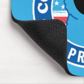 Cookie Monster als Präsident Mousepad (Ecke)