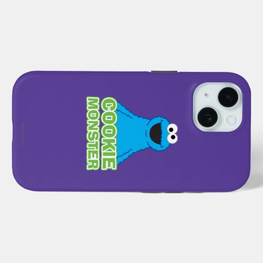 Cookie Monster Art Case-Mate iPhone Hülle (Rückseite (Horizontal))