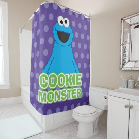 Cookie Monster Art Duschvorhang (Beispiel)