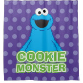 Cookie Monster Art Duschvorhang (Vorderseite)
