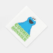 Cookie Monster Art Serviette (Ecke)