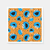 Cookie Monster auf Cookie-Muster Serviette (Vorderseite)