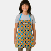 Cookie-Monster auf dem Cookie-Muster Schürze (Insitu)