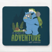 Cookie Monster | Auf der Suche nach Abenteuer.. un Mousepad (Vorne)