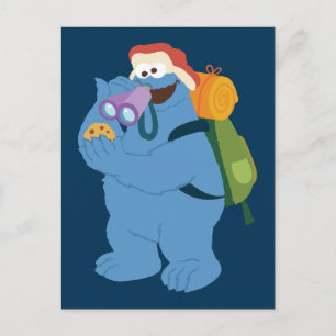 Cookie Monster auf der Suche nach Cookies Postkarte