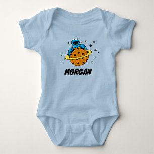 Cookie Monster Aus dieser Welt Name hinzufügen Baby Strampler