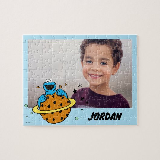 Cookie Monster | Aus dieser Welt | Name hinzufügen Puzzle (Horizontal)