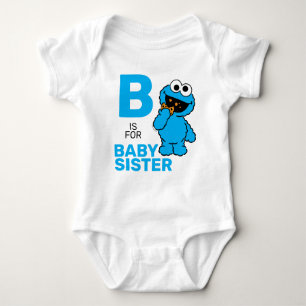 Cookie Monster B ist für Babyregister Baby Strampler