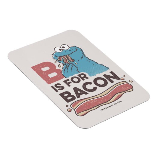 Cookie Monster | B ist für Bacon Magnet (Rechte Seite)