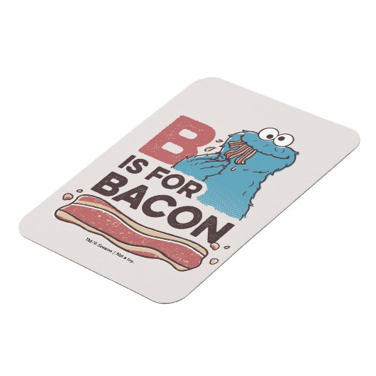 Cookie Monster | B ist für Bacon Magnet (Linke Seite)