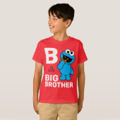 Cookie Monster | B ist für Big Brother T-Shirt (Vorne ganz)