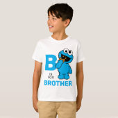 Cookie Monster | B ist für Brother T-Shirt (Vorne ganz)