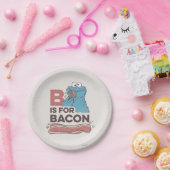 Cookie Monster | B steht für Bacon Pappteller (Party)