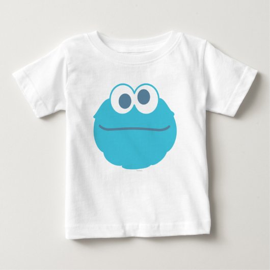 Cookie Monster Baby Big Face Baby T-shirt (Vorderseite)