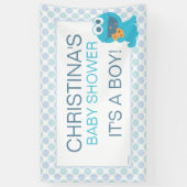 Cookie Monster Baby Dusche Banner (Vertikal)