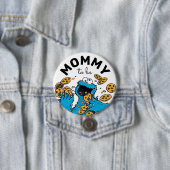 Cookie Monster Baby Dusche Mommy zu sein Button (Beispiel)