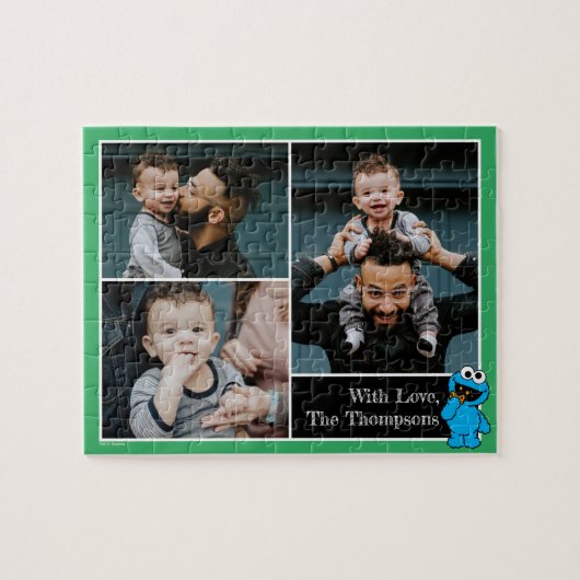 Cookie Monster Baby Foto Puzzle (Horizontal)