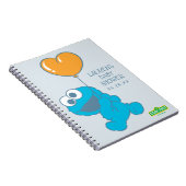Cookie Monster Baby Shower Guest & Gift List Notizblock (Rechte Seite)