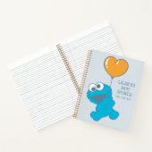 Cookie Monster Baby Shower Guest & Gift List Notizblock (Innenseite)