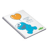 Cookie Monster Baby Shower Guest & Gift List Notizblock (Rechte Seite)