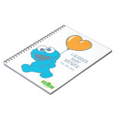 Cookie Monster Baby Shower Guest & Gift List Notizblock (Linke Seite)