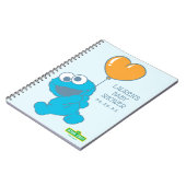 Cookie Monster Baby Shower Guest & Gift List Notizblock (Linke Seite)