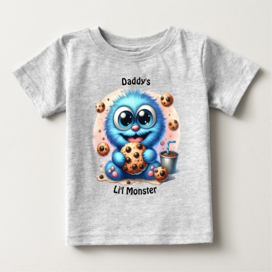 Cookie Monster Baby T-shirt (Vorderseite)