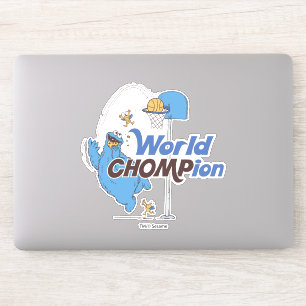 Cookie Monster   Basketballschuhe Aufkleber