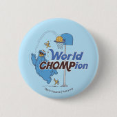 Cookie Monster | Basketballschuhe Button (Vorderseite)