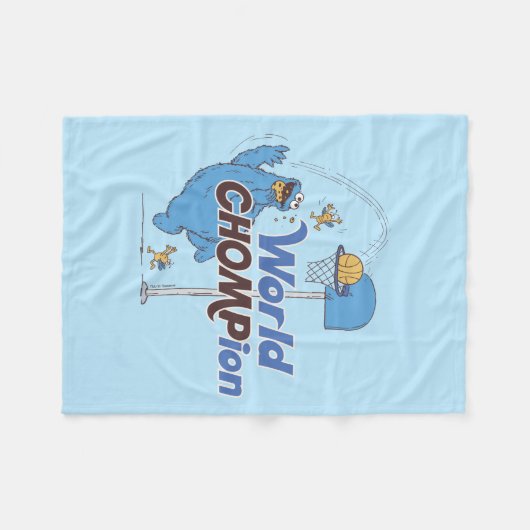 Cookie Monster | Basketballschuhe Fleecedecke (Vorderseite (Horizontal))