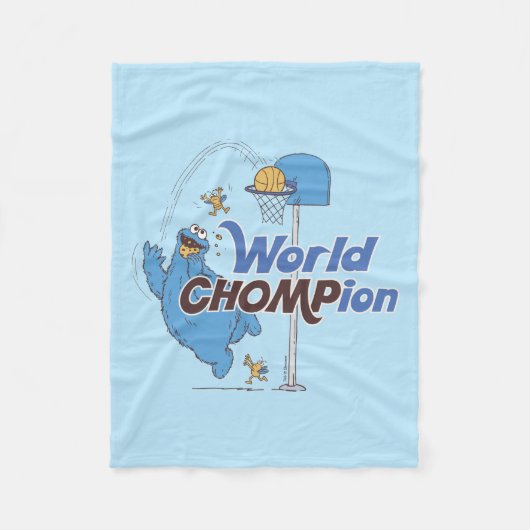 Cookie Monster | Basketballschuhe Fleecedecke (Vorderseite)