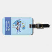 Cookie Monster | Basketballschuhe Gepäckanhänger (Vorderseite horizontal)