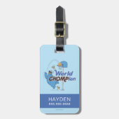 Cookie Monster | Basketballschuhe Gepäckanhänger (Vorderseite vertikal)