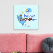 Cookie Monster | Basketballschuhe Leinwanddruck (Insitu (Wohnzimmer))