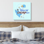 Cookie Monster | Basketballschuhe Leinwanddruck (Insitu (Schlafzimmer))