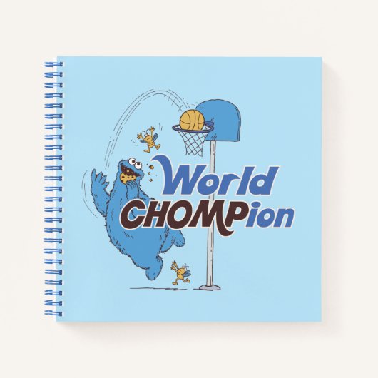 Cookie Monster | Basketballschuhe Notizblock (Vorderseite)