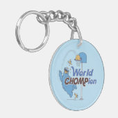 Cookie Monster | Basketballschuhe Schlüsselanhänger (Vorderseite links)