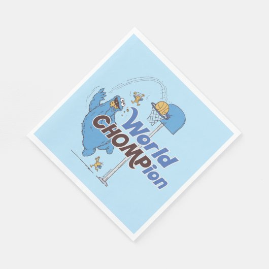 Cookie Monster | Basketballschuhe Serviette (Ecke)